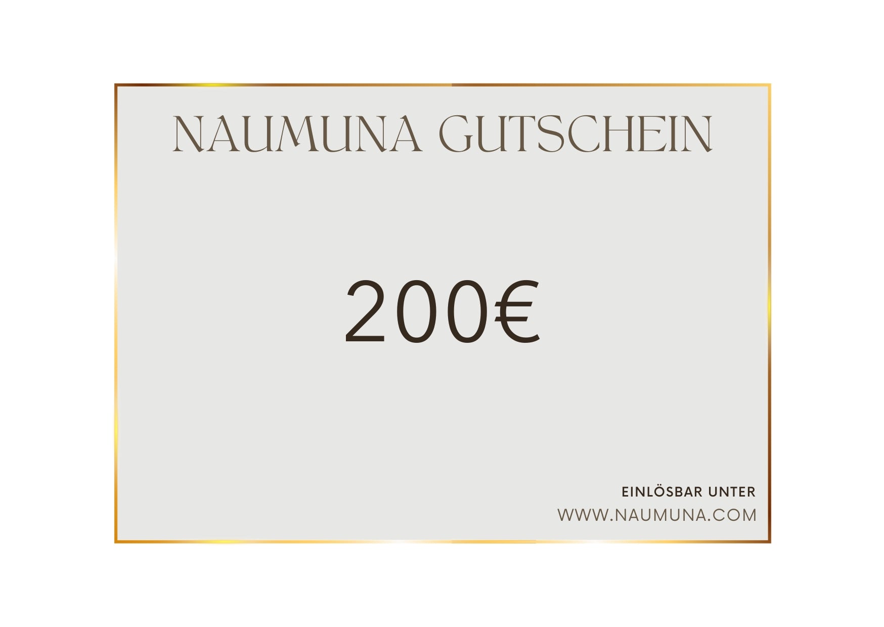 NAUMUNA Geschenkgutschein