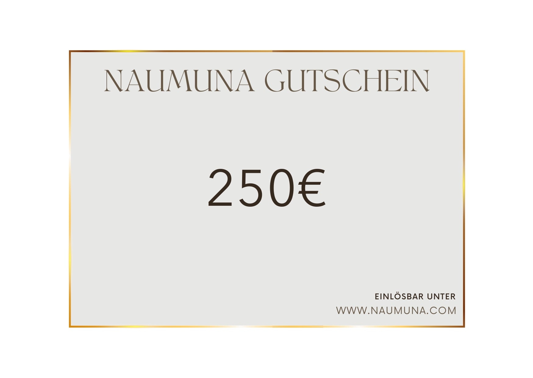 NAUMUNA Geschenkgutschein