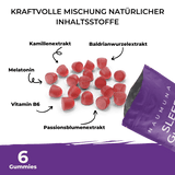 Fruchtige Gummies mit Baldrian