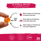 Biotin, Zink & Selen Gummies