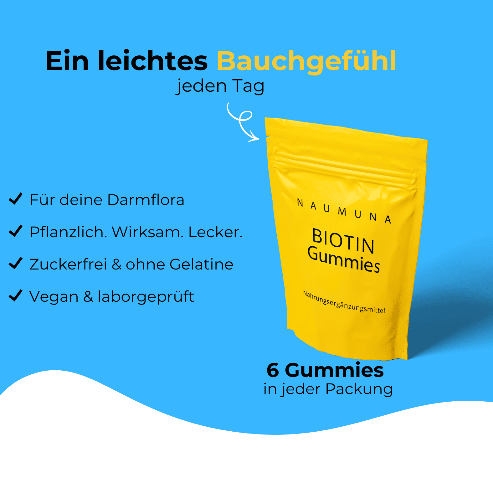 Ingwer Gummies Mini | Chicorée, Magnesium & Vitamin C