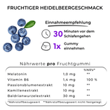 Melatonin Einschlaf-Gummies Mini | 6 Stück