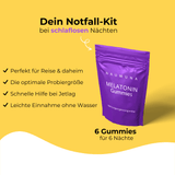 Melatonin Einschlaf-Gummies Mini | 6 Stück