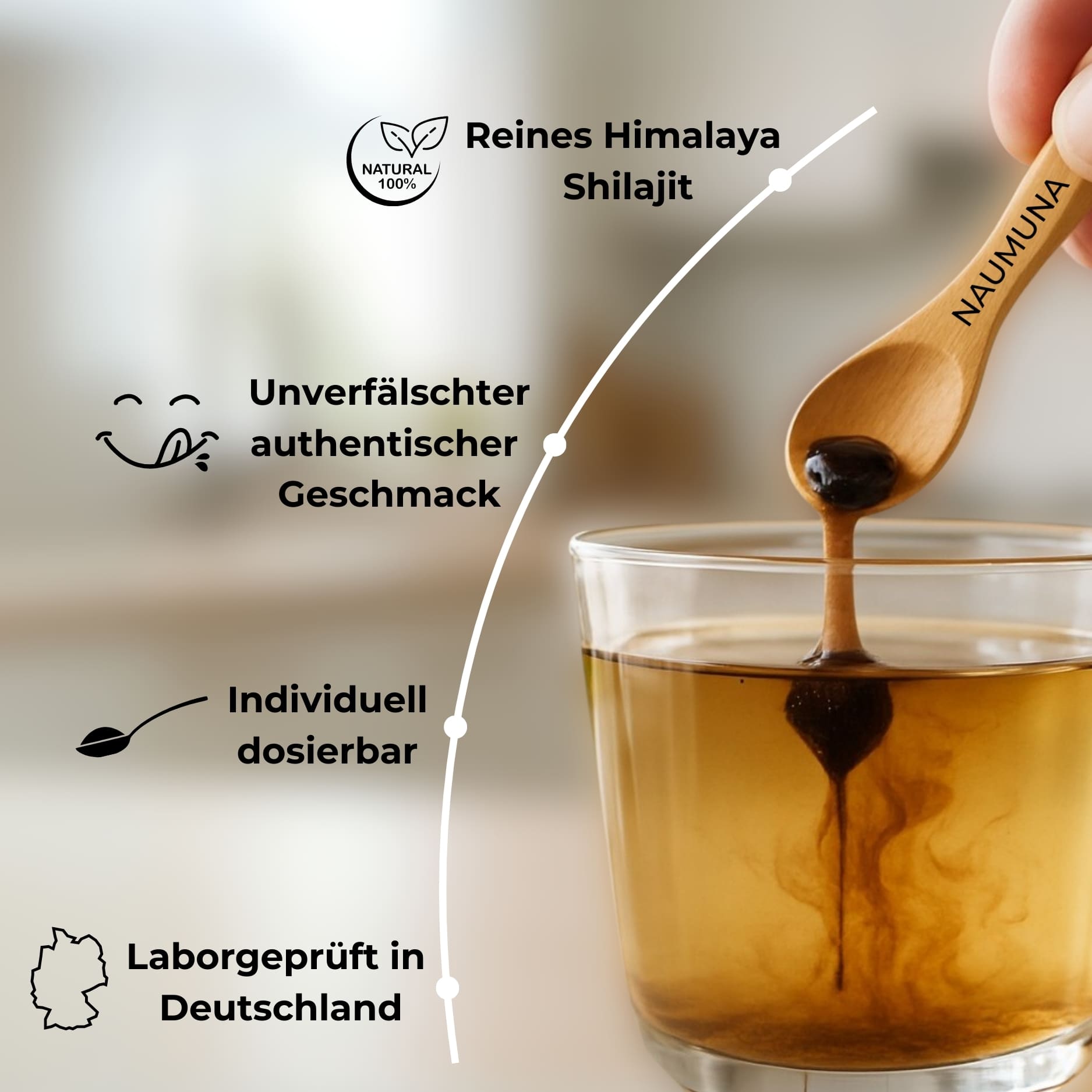 Shilajit Harz Geschmack und Qualität